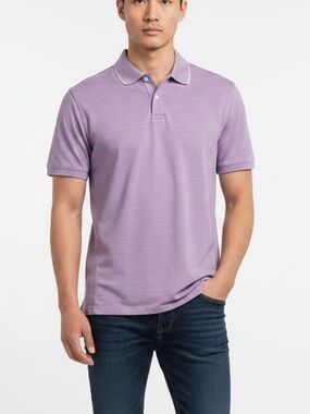 George Lavender Short-Sleeve Henley